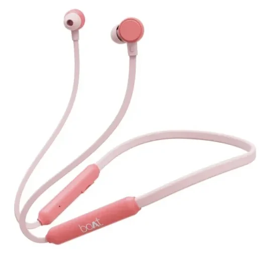 Rockerz 103 Pro M Bluetooth Headset with Beast Mode - Mint Pink