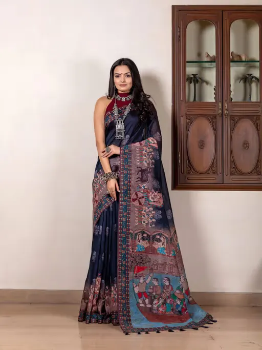Kalamkari Cotton Saree
