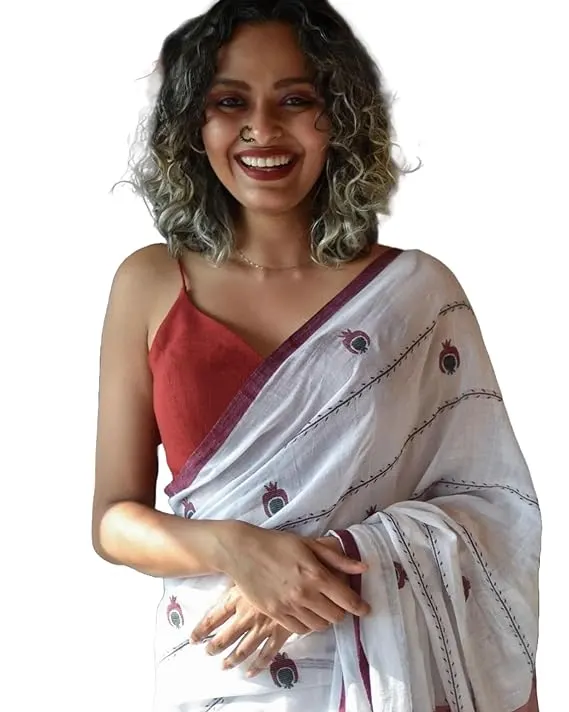 Pure Khadi Cotton Woven Handloom Saree