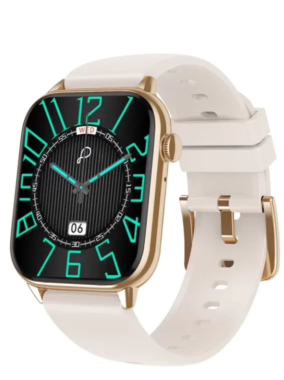 pebble ivory gold Ultra-Thin Dial Smartwatch