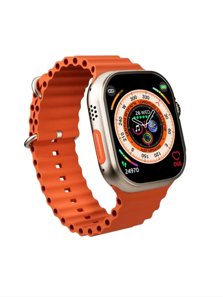 Orange Strap Smartwatch