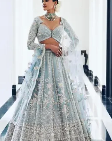 Women Embellished Flared Lehenga Choli Set