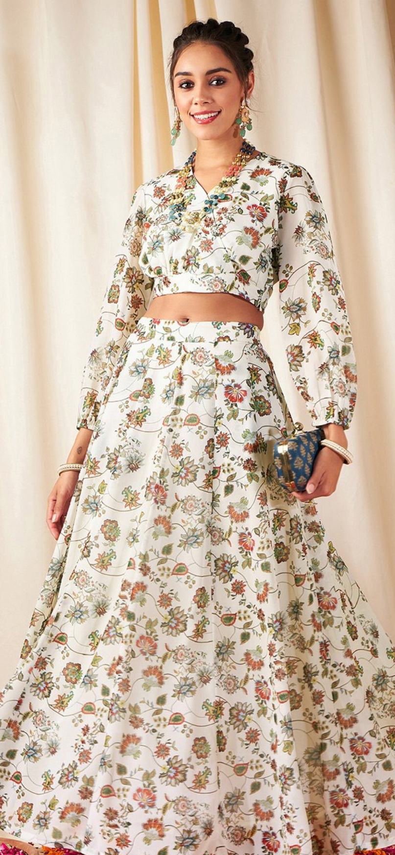 Printed lehengas