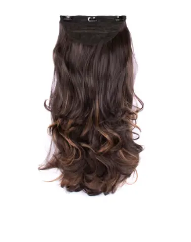 Streak Street Clip-in 24 Out Curl Mix Brown Hair Extension