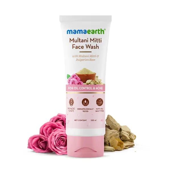 Multani Mitti Face Wash with Multani Mitti & Bulgarian Rose For Oil Control & Acne