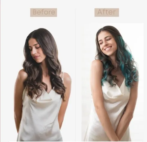 Hair Originals Extension- Tropical Teal