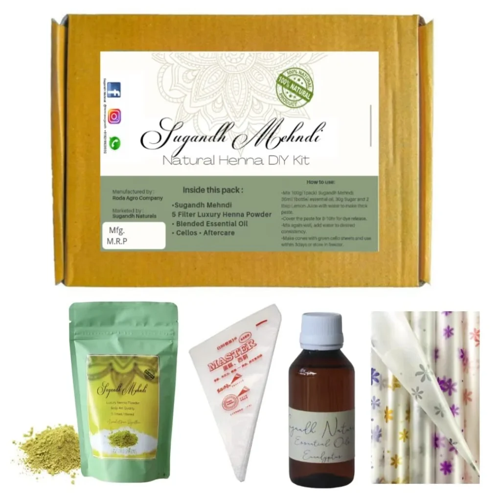 Sugandh Mehendi Luxury Henna Diy Kit
