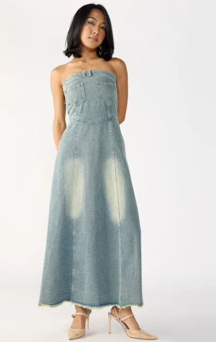 Denim Maxi Dress