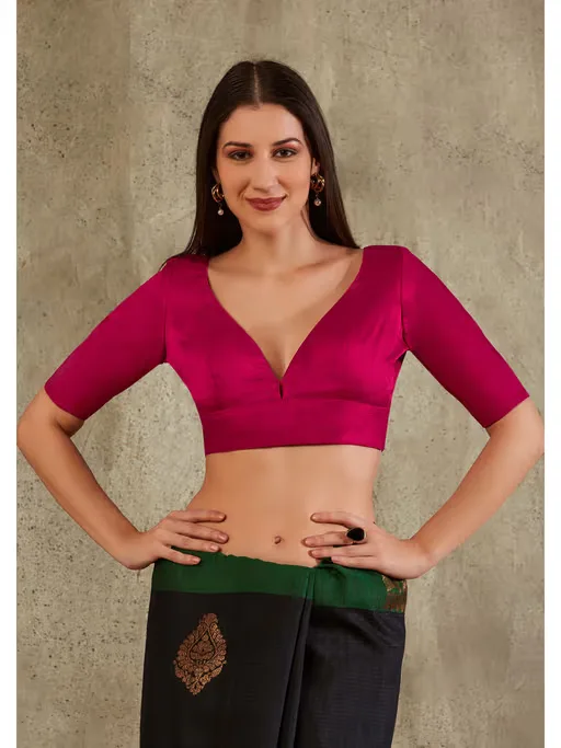 V Cut Blouse Design