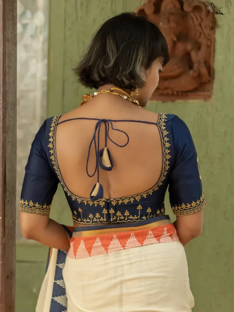 Backless Blouse featuring a Dori