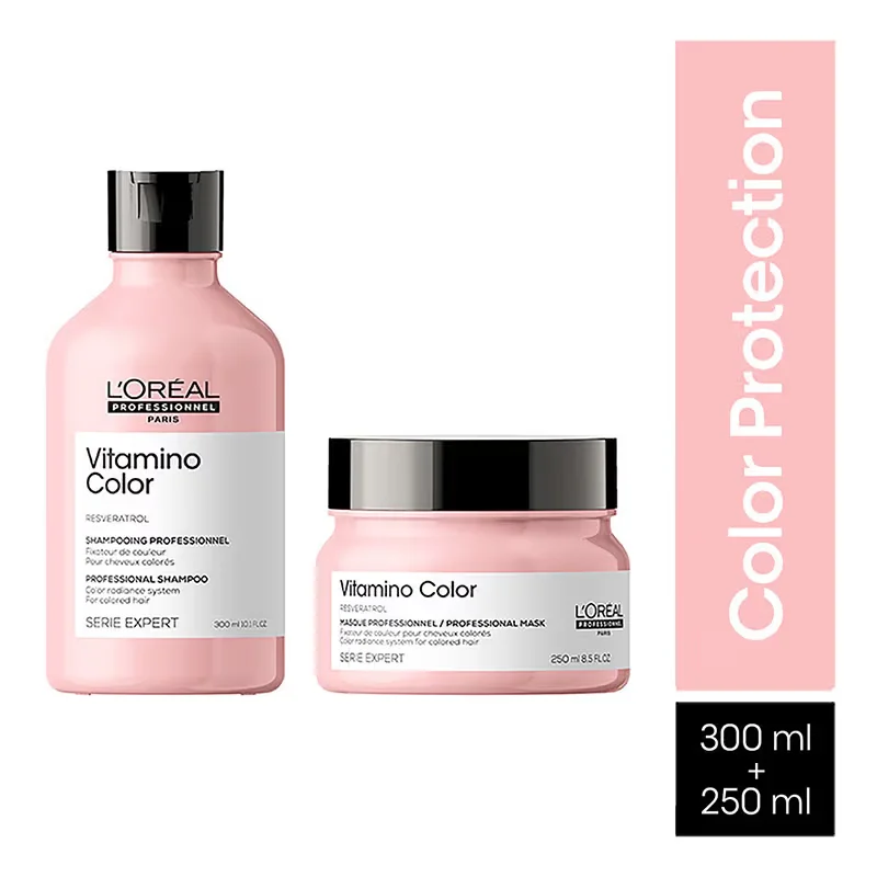 L’Oreal Professional Vitamino Color Shampoo and  Hair Mask, Serie Expert