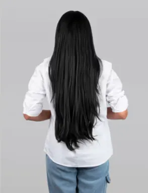 Natural Black Straight Hair Extensions 