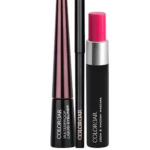 Colorbar Rich Kajal + Eyeliner + Mascara Combo