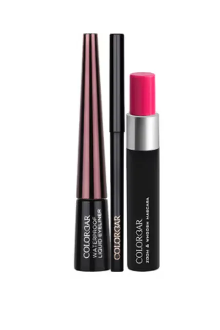 Colorbar Rich Kajal + Eyeliner + Mascara Combo