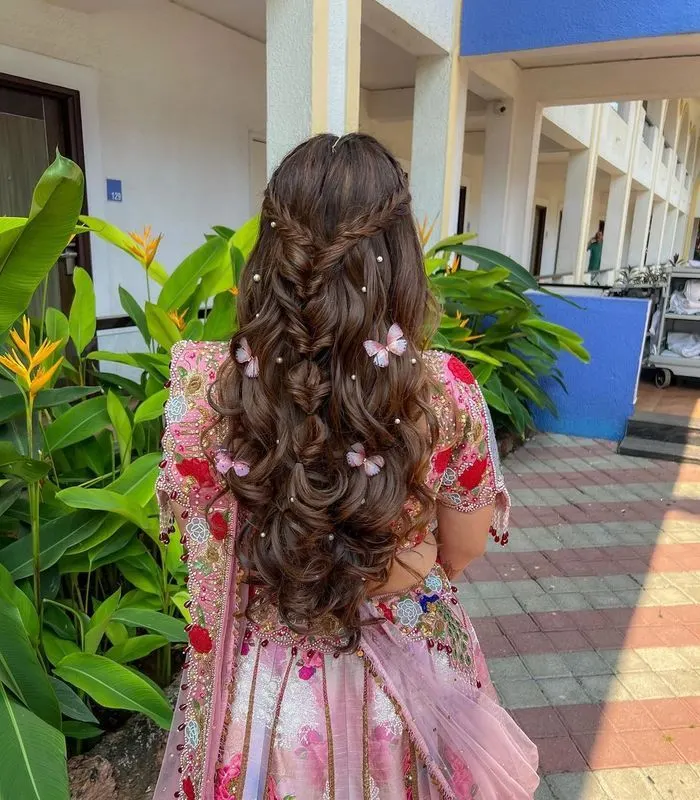 Artificial Butterfly Design Hair Accessory