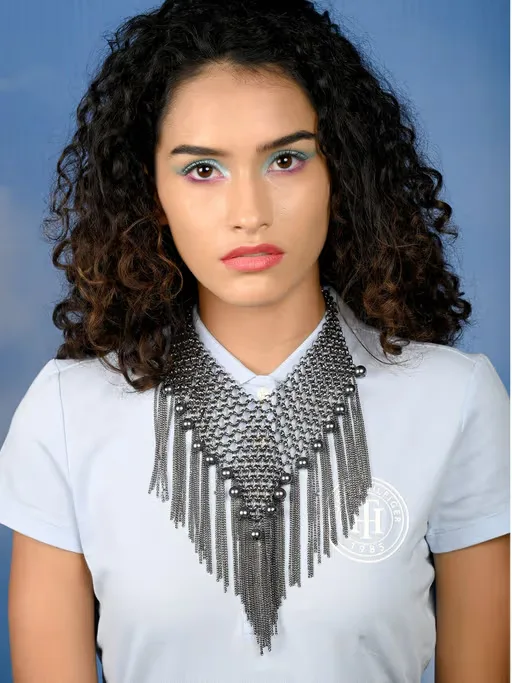 Oxidases Silver Bohemian Necklace For Women