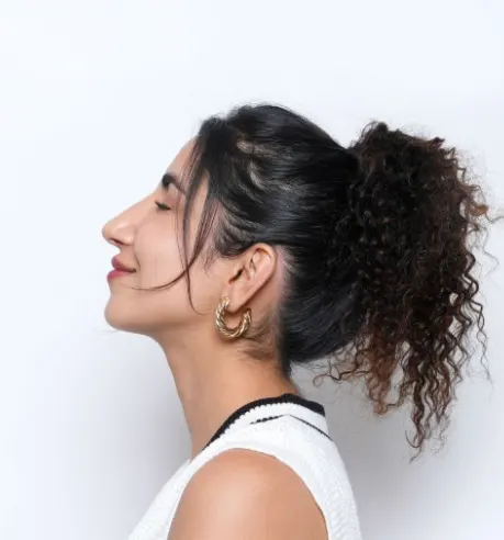 Nish Hair Curly Top Hair Extension