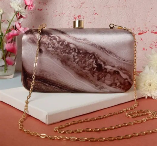 Printed Box Clutch