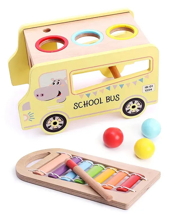 Wooden Xylophone Bus Level