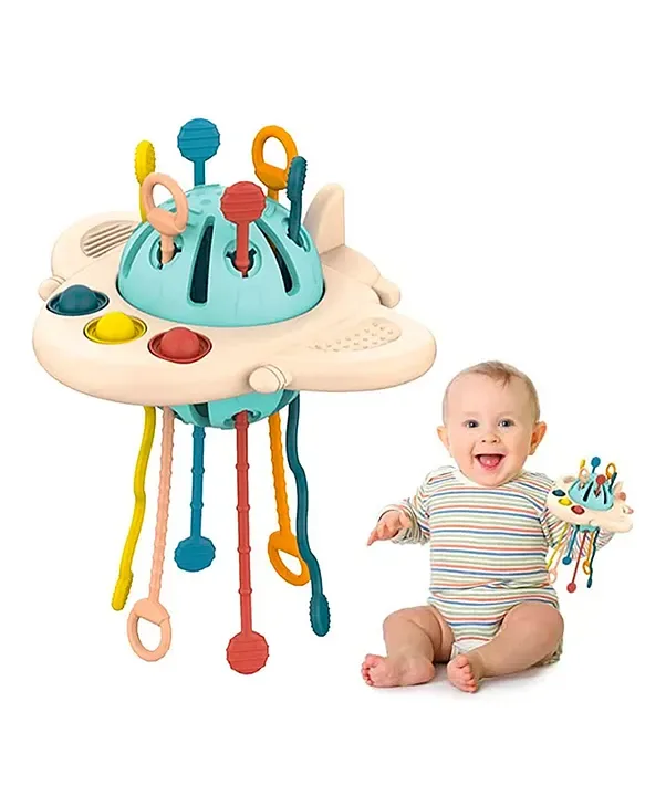  Pull String Toy for Babies Teething Strings
