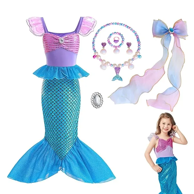 Mermaid Dress for Girls