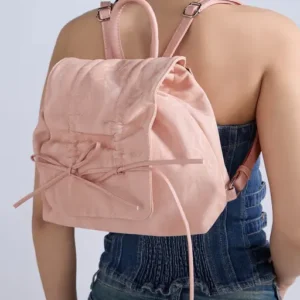 Pink Bow Backpack
