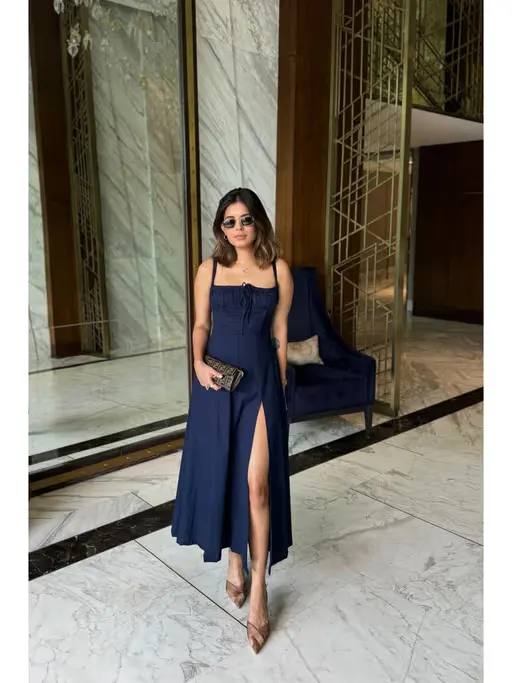  A Navy Sundress