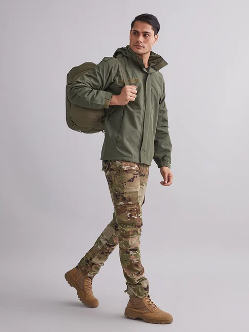 Green Regular Fit Jacket