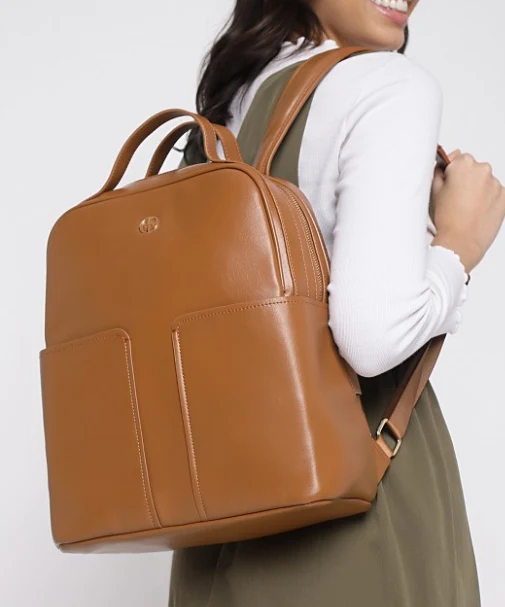 Women's Solid Backpack